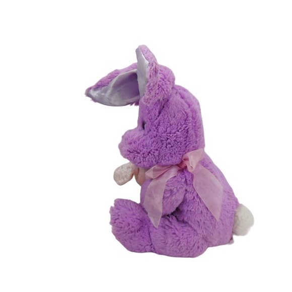 Goffa Bunny Rabbit And Baby Plush 17" Stuffed Animal Purple/Pink - Picture 5 of 8